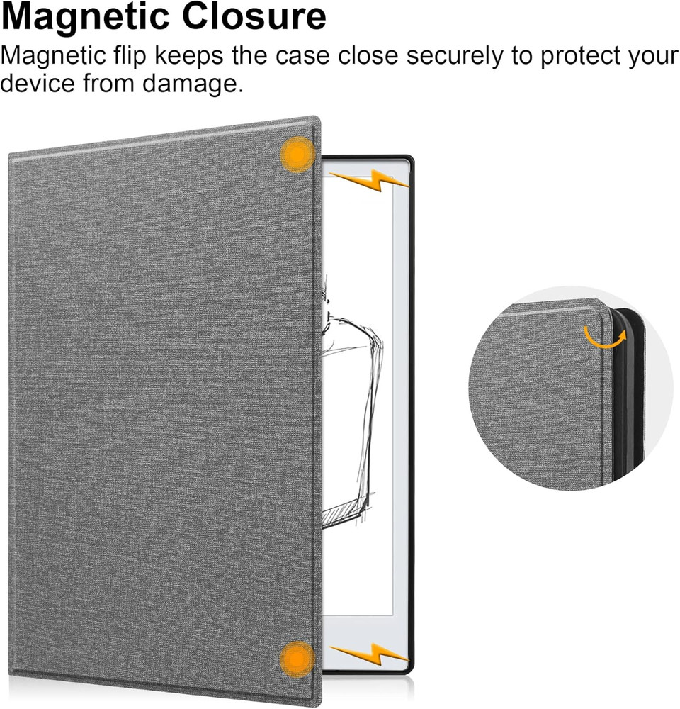 Case for Remarkable 2 Tablet Case, Slim Lightweight Stand Hard Back Shell Protec