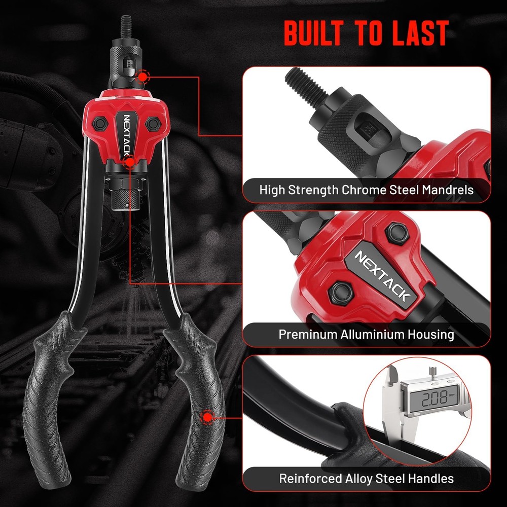 Rivet Nut Tool Bundle NT600 & NT700 for DIY and Professional