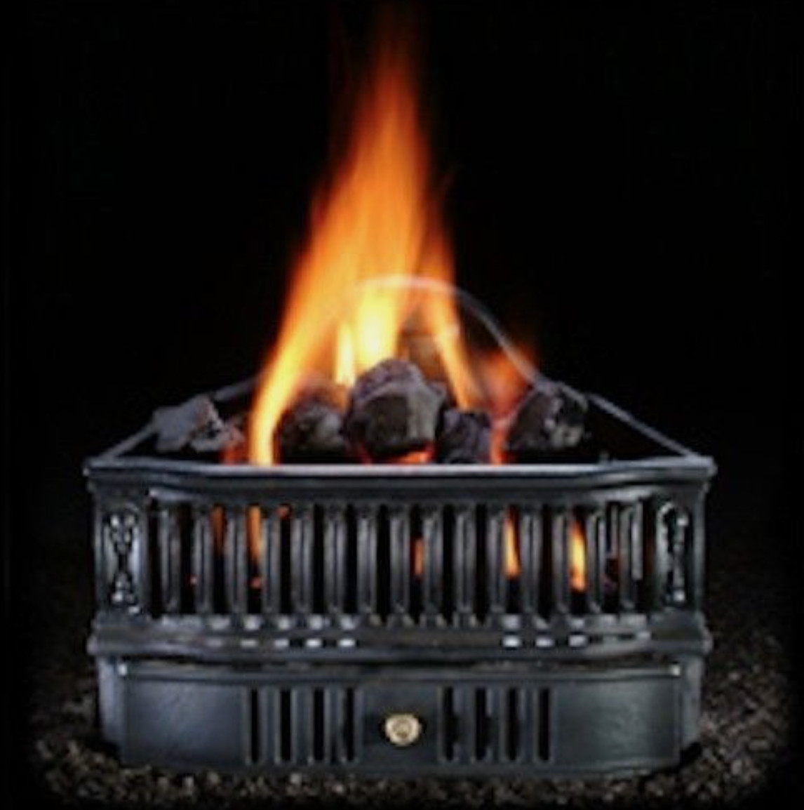 Hargrove Gas Log Style Olde World Coal Basket Natural Gas