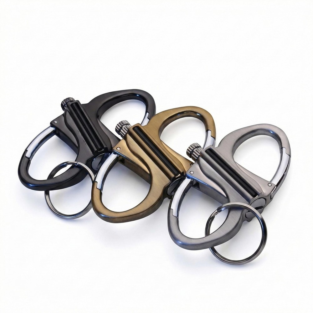 3 Pack Keychain Lighter, 2025 Permanent Match Infinity Gold