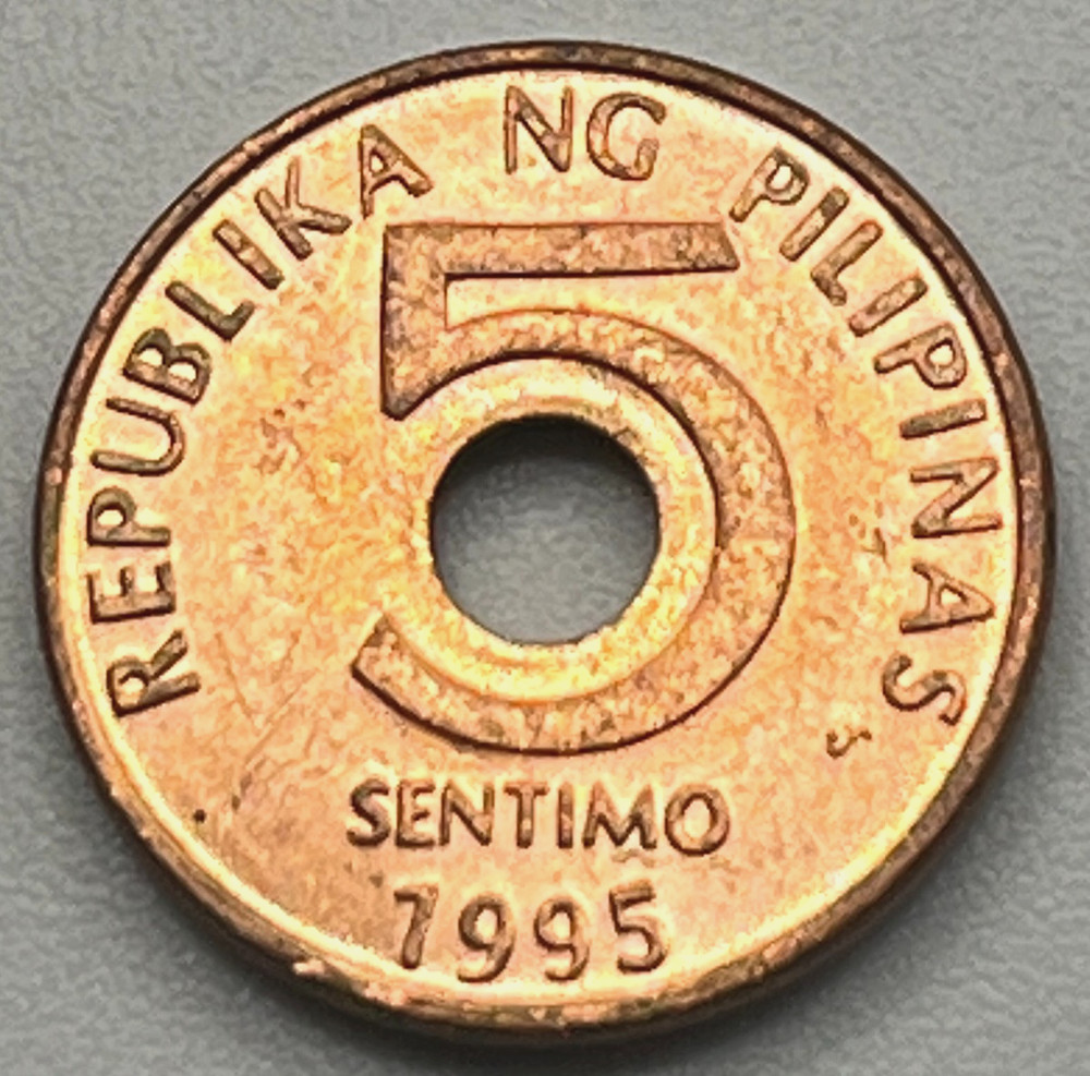 Philippines / 5 Sentimo / 1995-Pl / KM#268 / (03-1255)