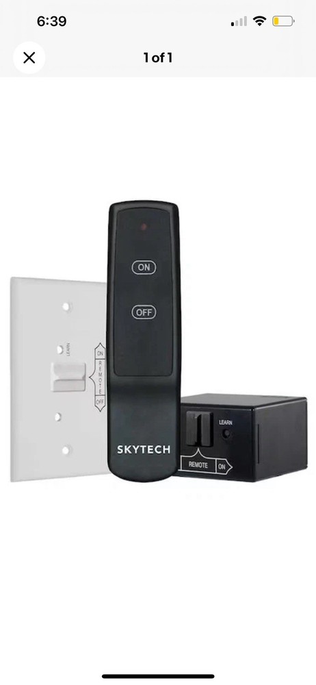 Skytech 1001-A Fireplace Remote Control
