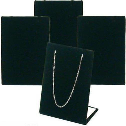 4 Black Velvet Earring & Pendant Displays