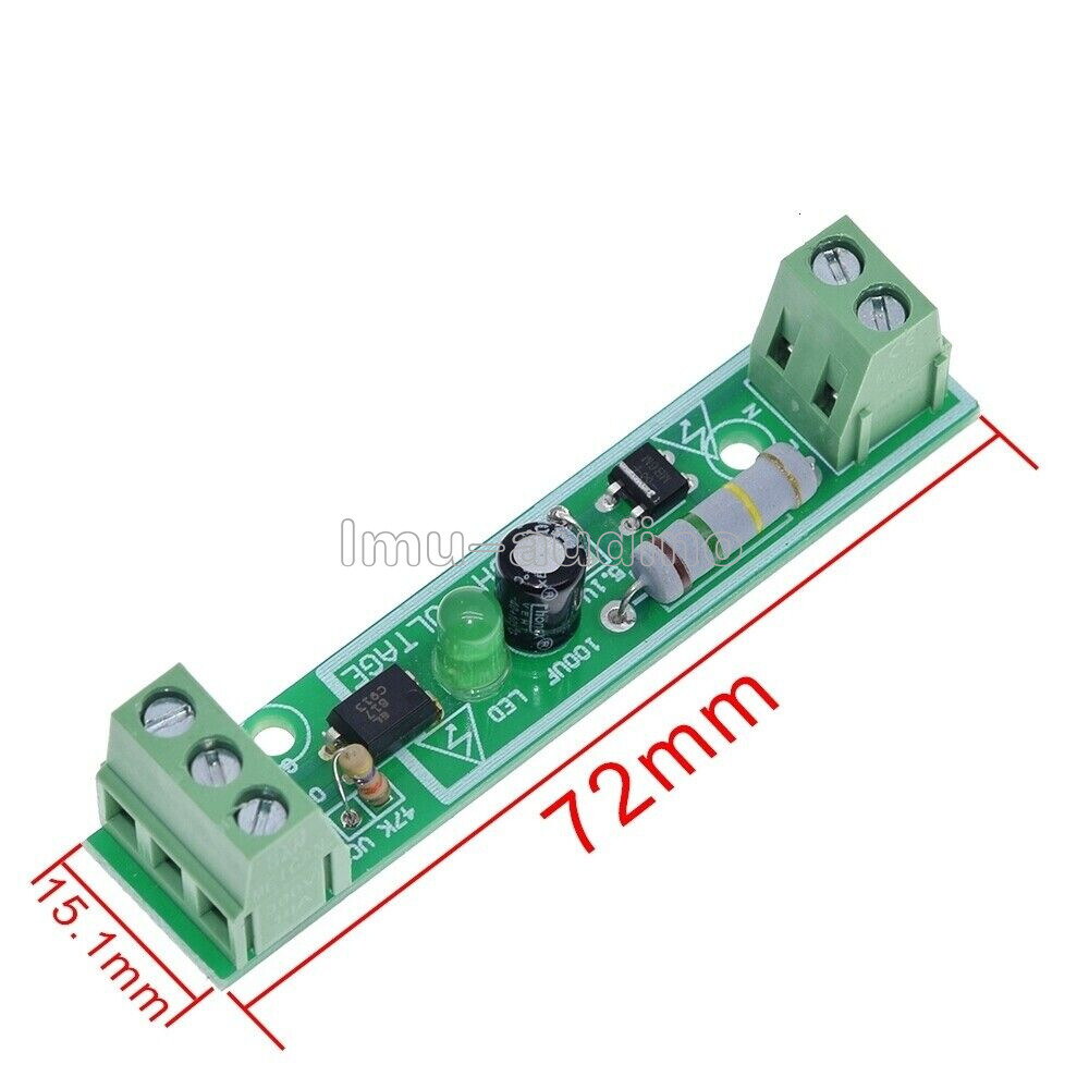 1/3 Channel Bit AC 220V Optocoupler Insulation Module Board Adaptive For PLC
