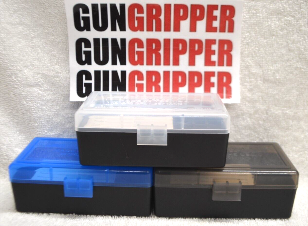 3 x BERRY'S PLASTIC AMMO BOX, 50 Rounds Each 357/38 - RANGE COMBO PACK