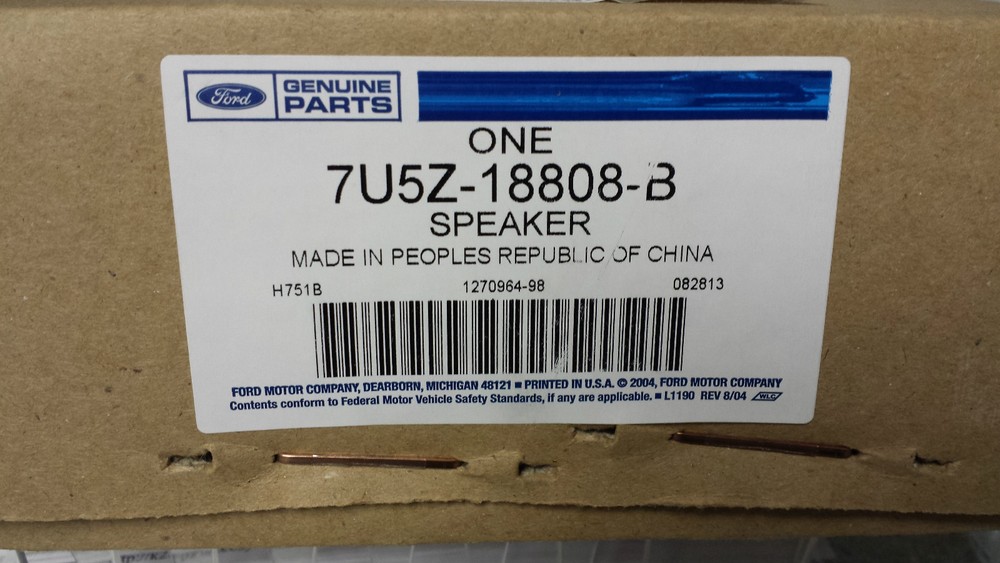 OEM FORD INTERIOR SPEAKER (7U5Z*18808*B)