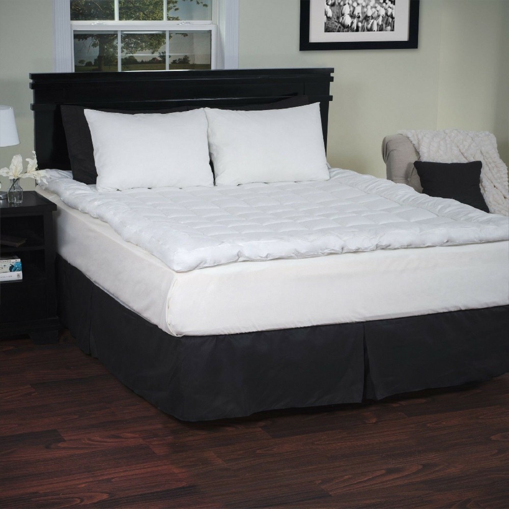 Lavish Home Down Alternative Bedding Topper 233 Thread Count - Twin
