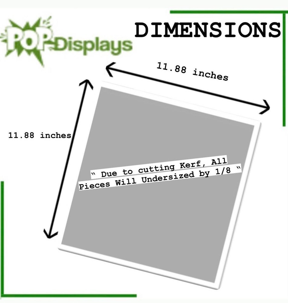 Acrylic Sheet Clear Plexiglass 1/2" x72" x 24"