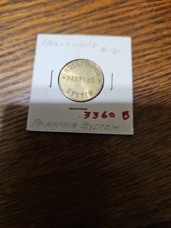 Hollywood Parking System Token - Rare