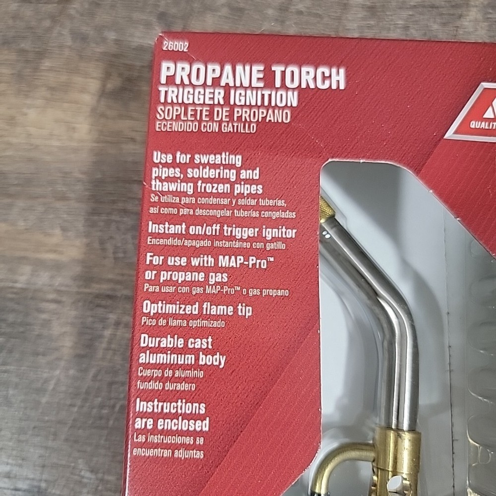 Propane Torch Head Trigger Ignition 26002 NEW IN BOX