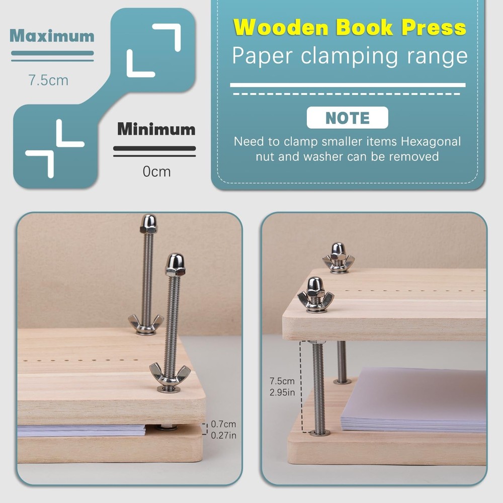 Book Binding Kit Book Press Tools Bookbinding Set