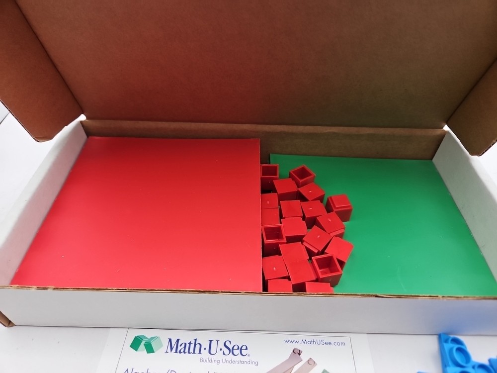 Math U See Manipulatives Algebra Decimal Insert Kit Integer Block Homeschool