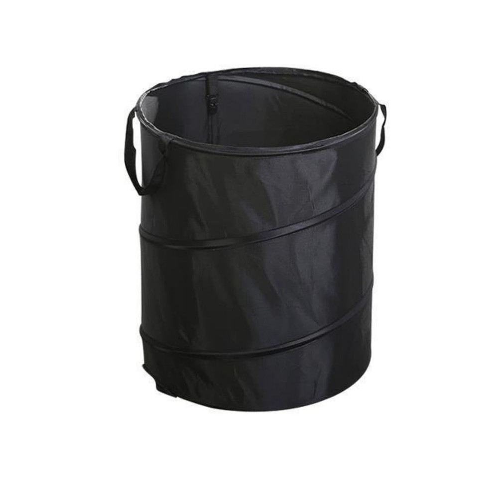 Leinoupt:Collapsible Trash can,Folding Garbage Cans,Pop Up black