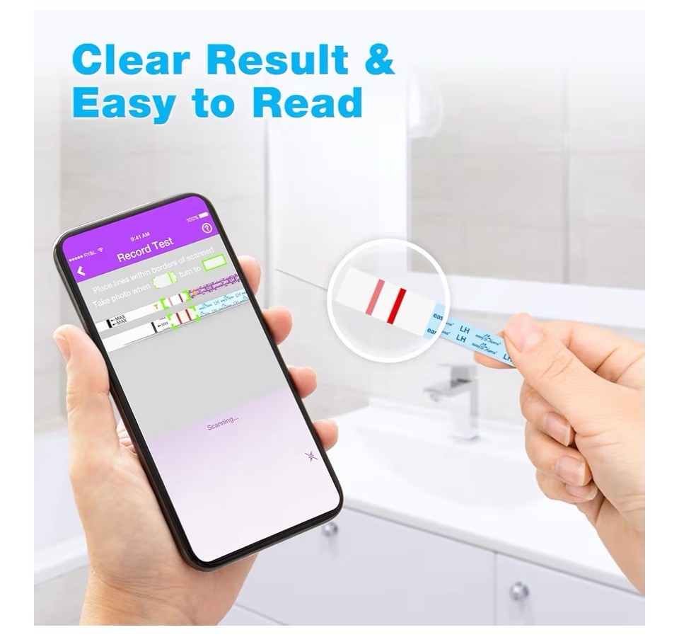 Easy@Home Ovulation Test Strips (50-Pack), FSA Eligible Ovulation Predictor Kit