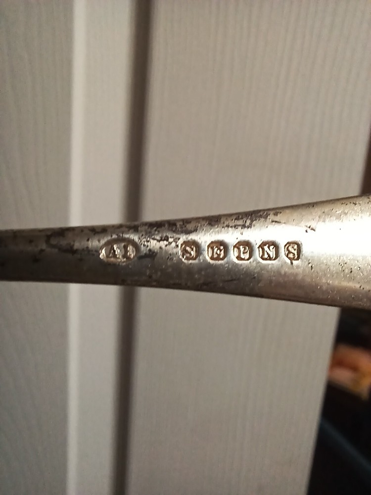 Vintage Daniel & Arter Silverplated Egg Cup Holder 3 cups 4 spoons