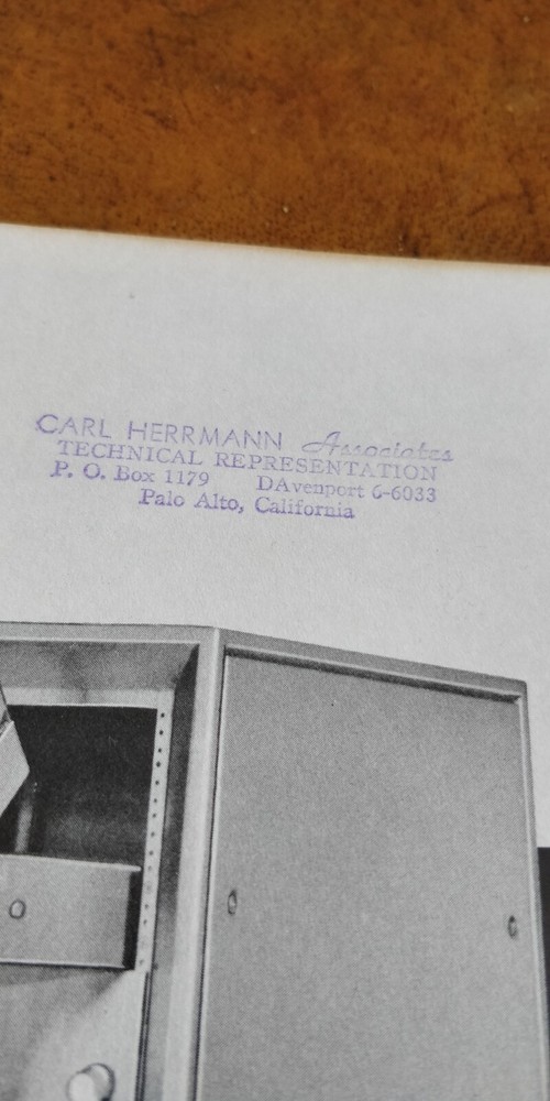 1950s Vent RaK Inc ~ Catalog / Data Sheets ~ Electronic Enclosures Storage