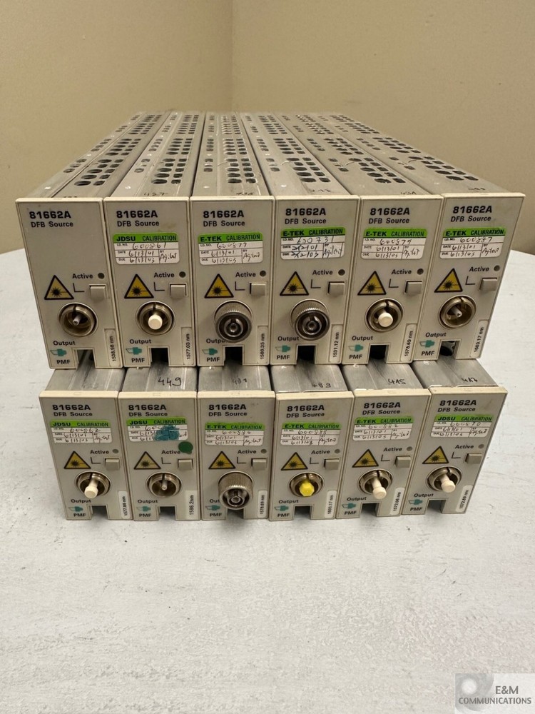 81662A AGILENT OPTICAL DFB LASER SOURCE FOR 8166A MAINFRAME NO PULL/LOCK HANDLE