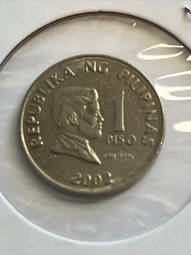 2002 Philippines 1 Piso Coin