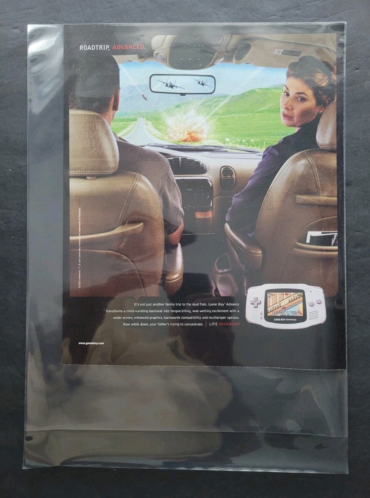 Game Boy Advance Promo Print Advertisement 2001