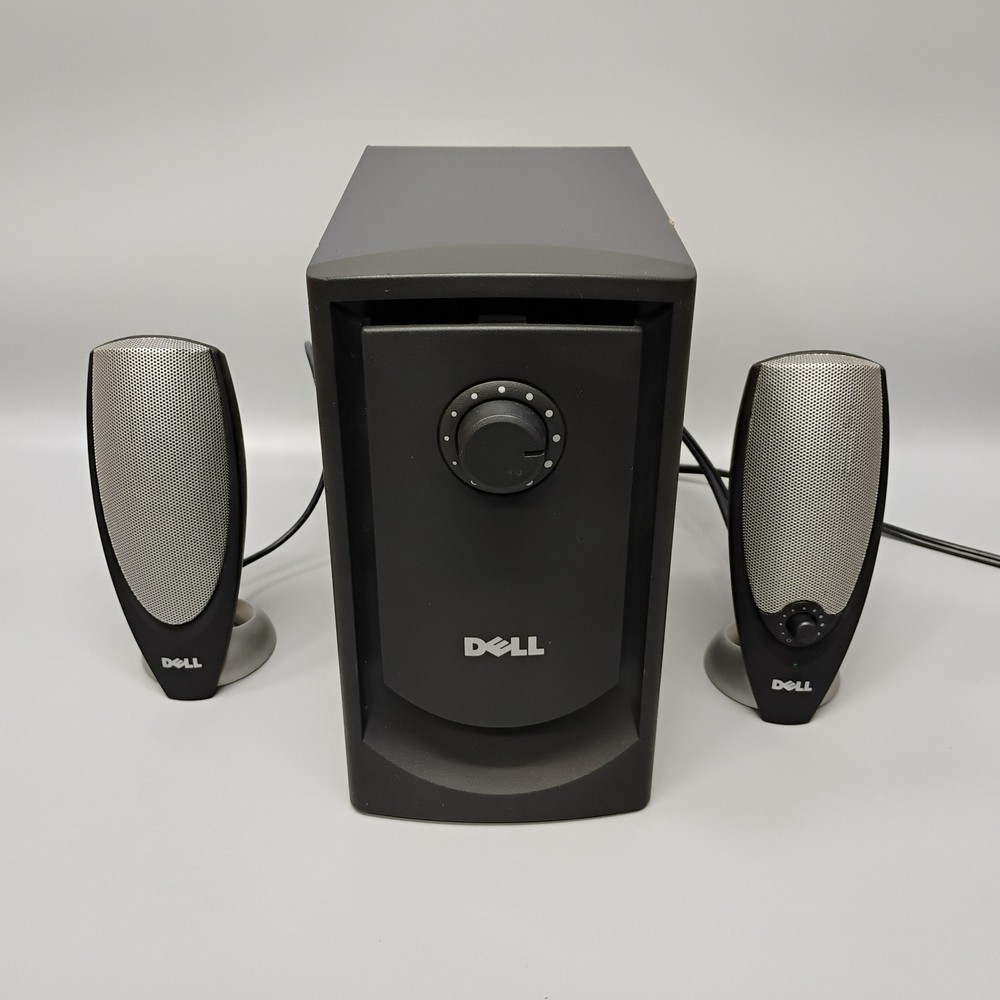 Dell A425 Zylux Multimedia Computer Speakers w Subwoofer Powered Speaker System