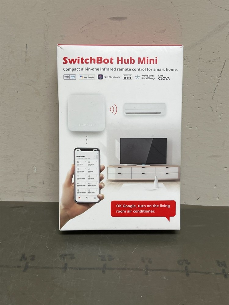SwitchBot Hub Mini Smart Remote - IR Blaster, Link SwitchBot to Wi-Fi (Support 2
