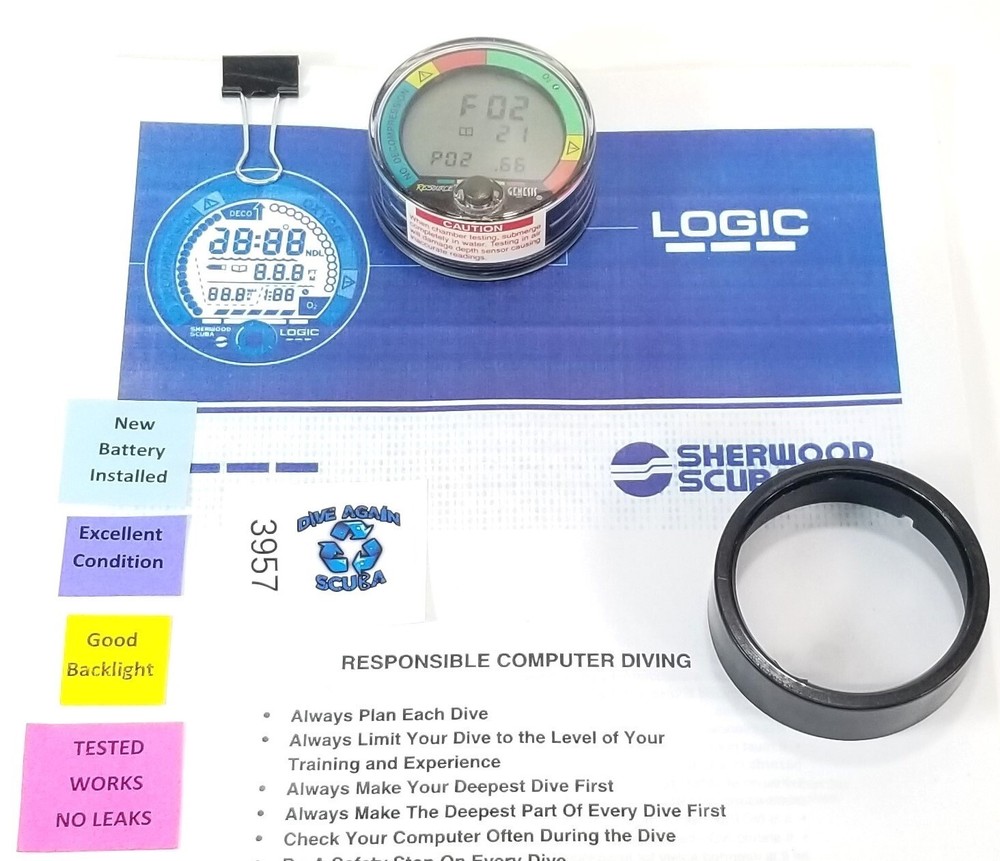 Genesis Resource Nx Puck Scuba Dive Diving Computer Module Air & Nitrox