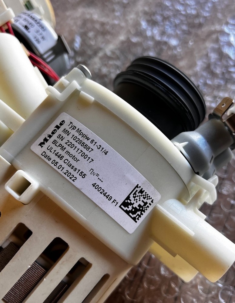Two Pre-Owned Miele Dishwasher Circulation Pump Part# 10397318