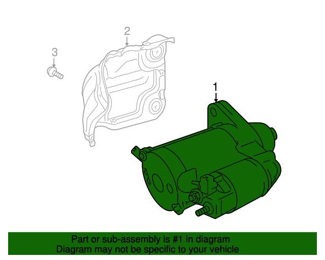 2007-22 Tundra,Sequoia,Land Cruiser 5.7L V8 Starter GENUINE OEM PART 28100-0S050