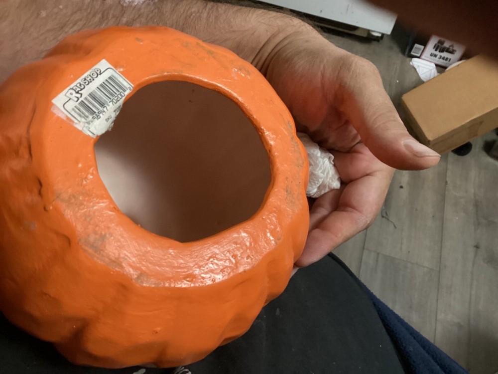 Halloween Pumpkin Ceramic Tealight