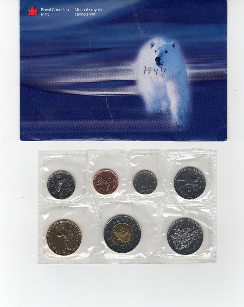 1999 Canadian uncirculated set
