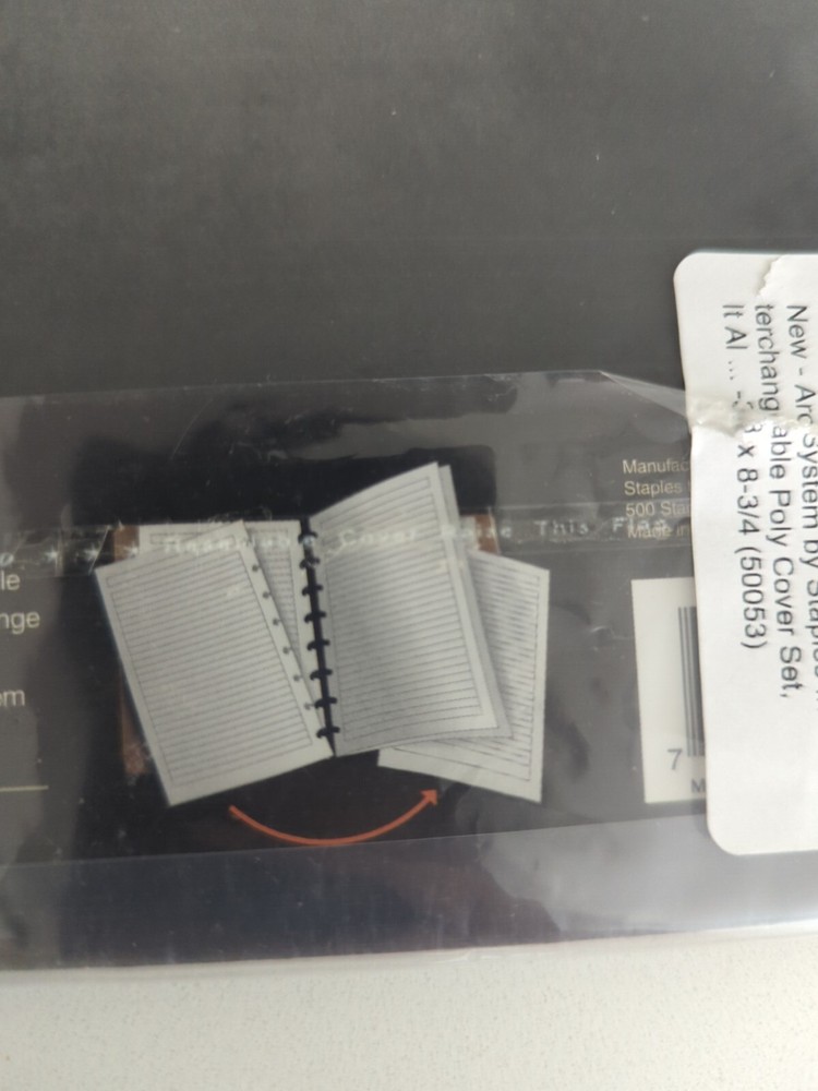 ARC Poly Cover Set 50053 notebook system refill It always seem IMPOSSIBLE until