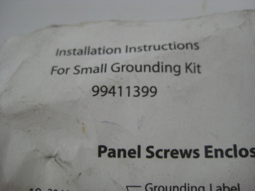 HOFFMAM 99411399 ENCLOSURE GROUNDING KIT NSMP