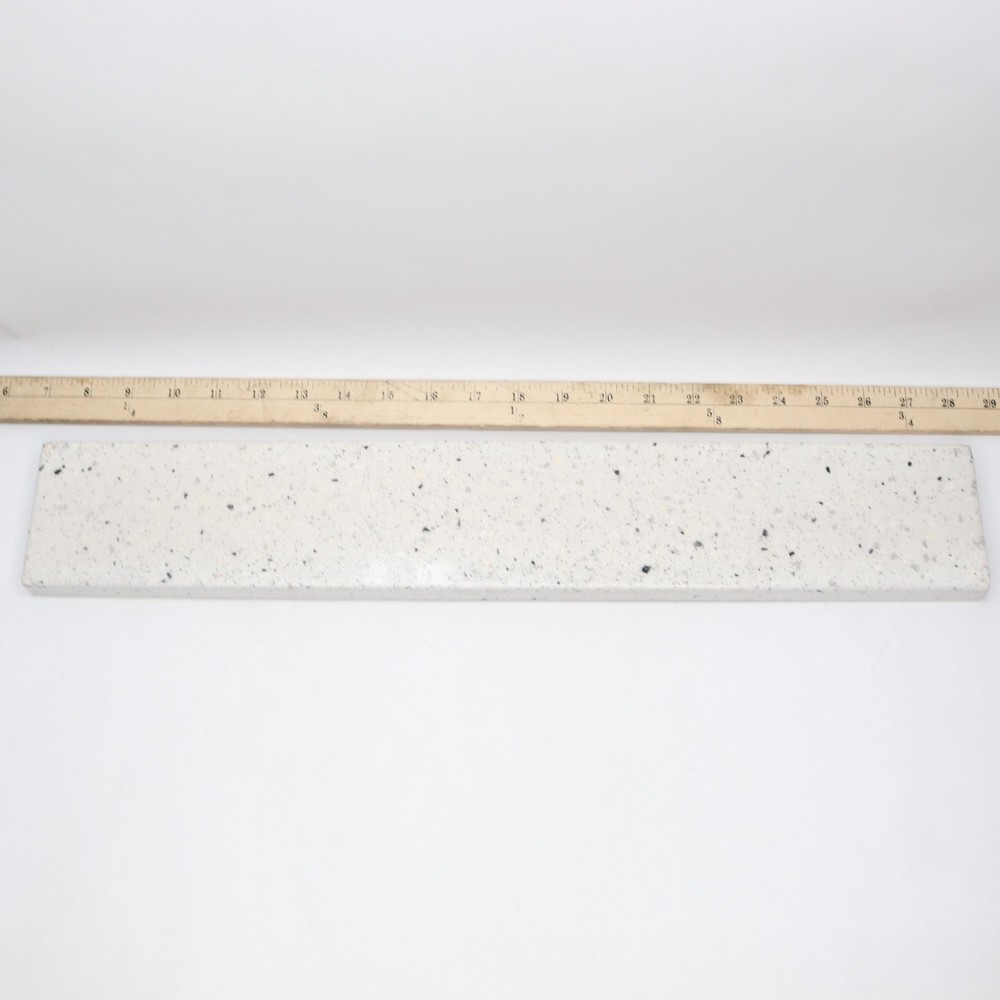 Ellipse/Contour Solid Surface Vanity Side Splash 1-pc 22" x 3-1/2" x 3/4"
