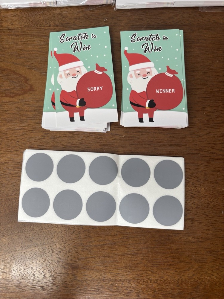 Santa Scratch To Win Brand New