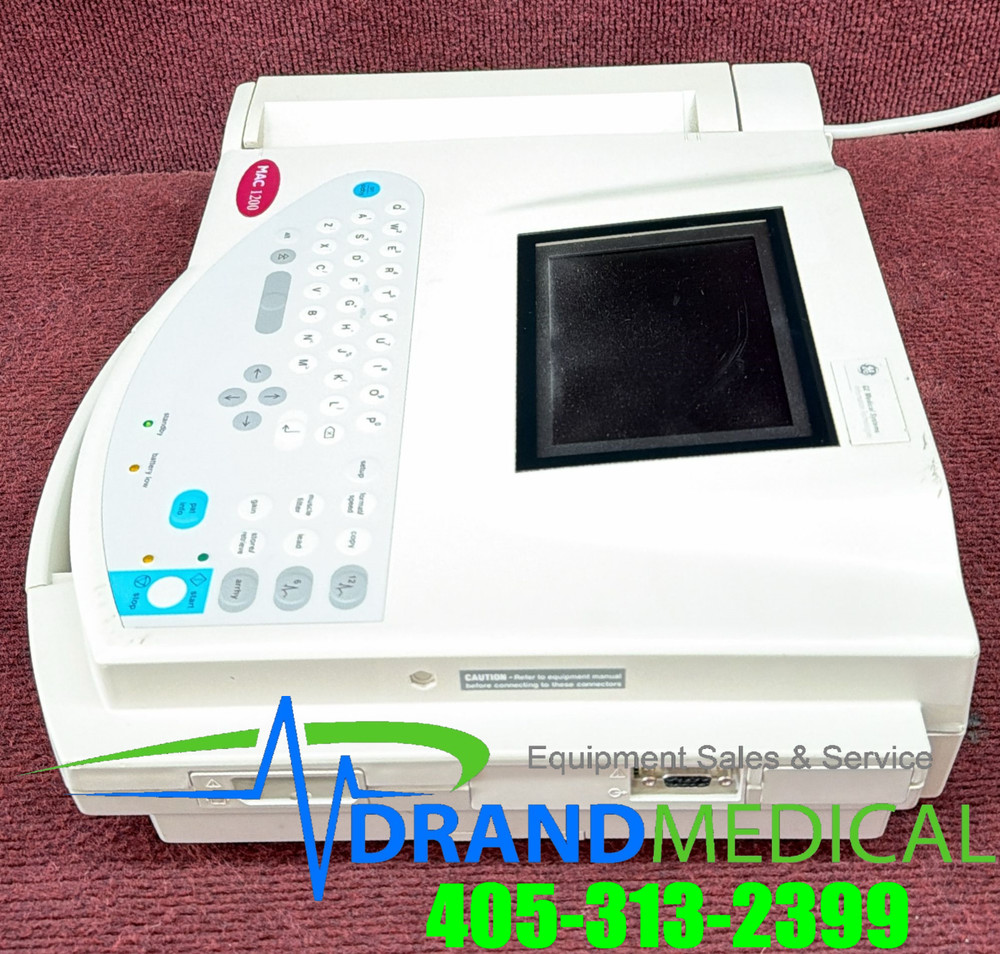 GE MAC1200 Portable ECG Unit