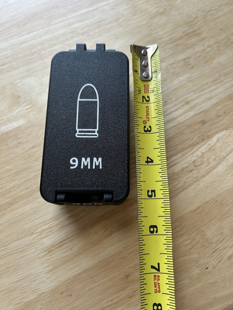 Ammunition Box 9mm Snap Lock Top 50 Rounds