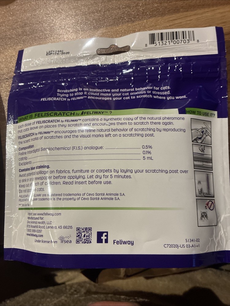 FELISCRATCH by Feliway Cat-Scratching Deterrent