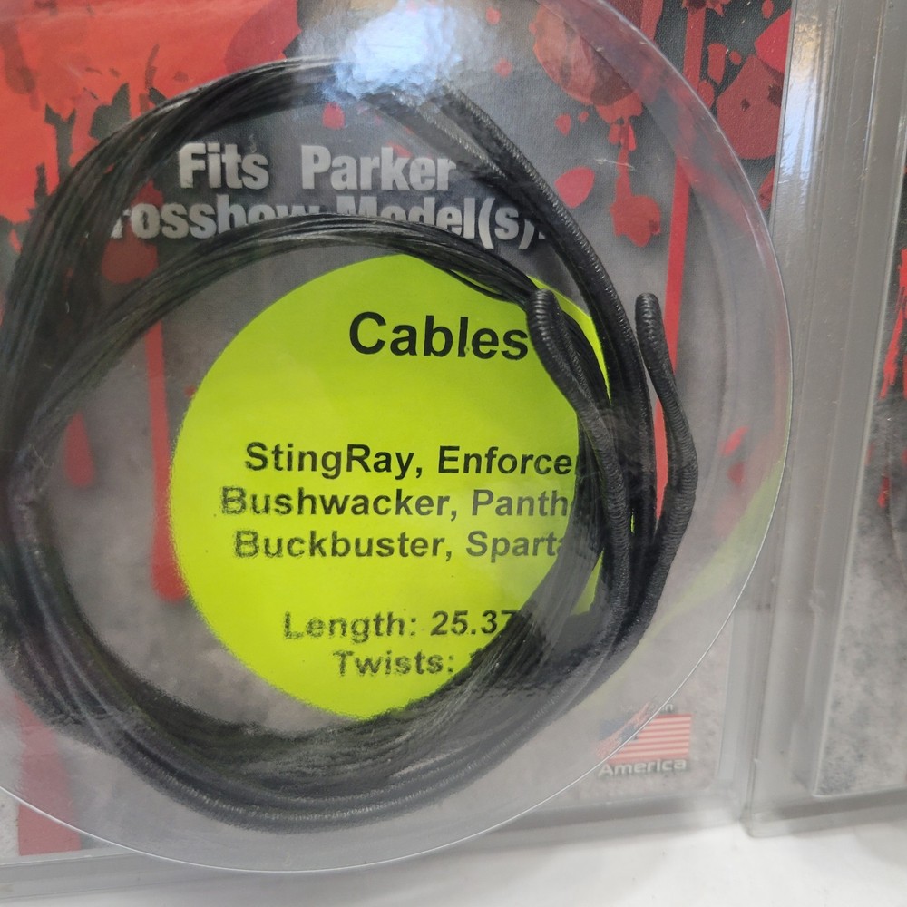 New In Package Red Hot Crossbow Cables And String
