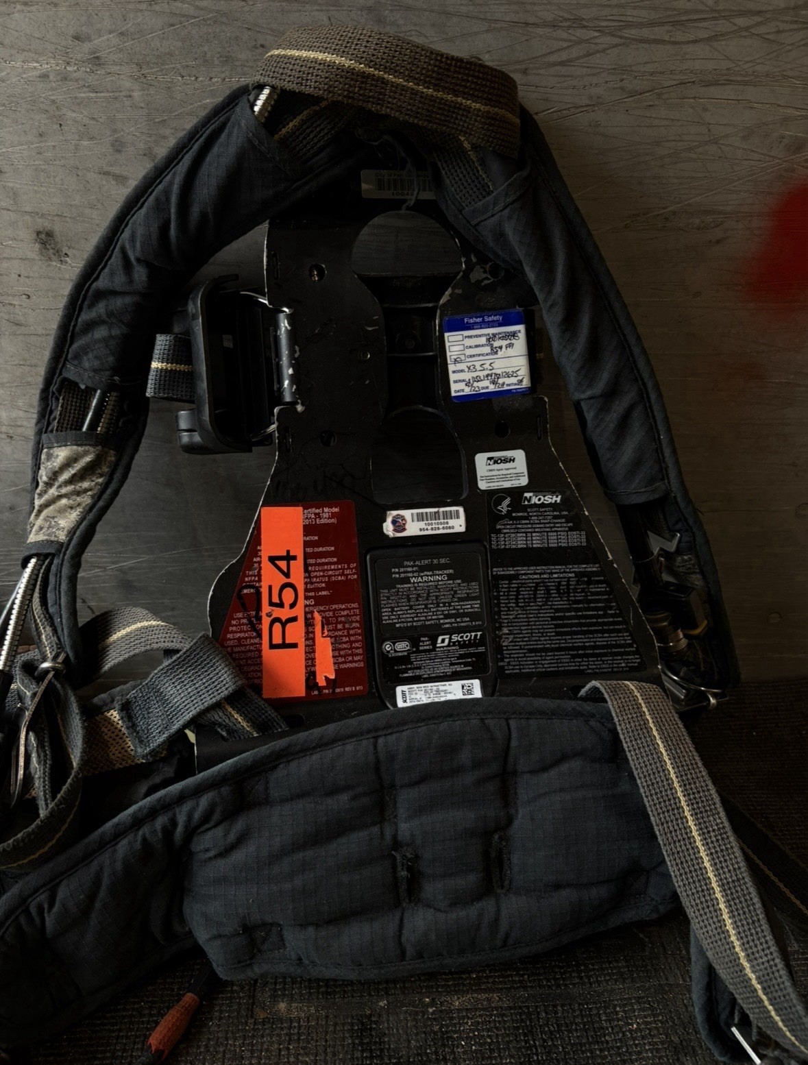 Scott 5.5 Air-Pak X3 w/ Regulator + 45min 5500 PSI QC Cylinder 2023 – No Mask