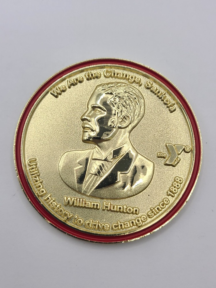 YMCA Utilizing History 2--Inch Challenge Coin