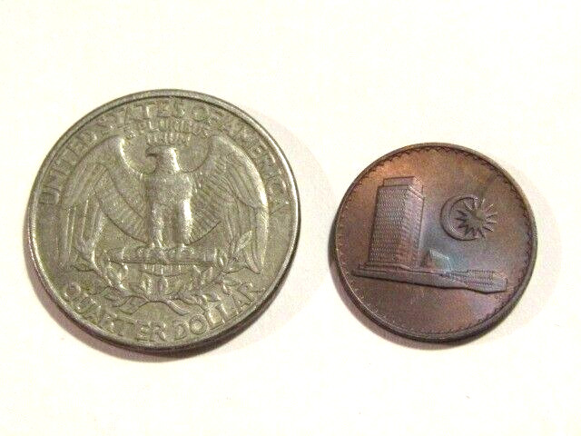Malaysia 1973 1 Sen Bronze unc Coin