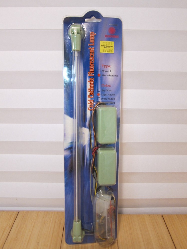 Vintage COOLMAX Cold Cathode Fluorescent Lamp Light Computer Case - Light Green