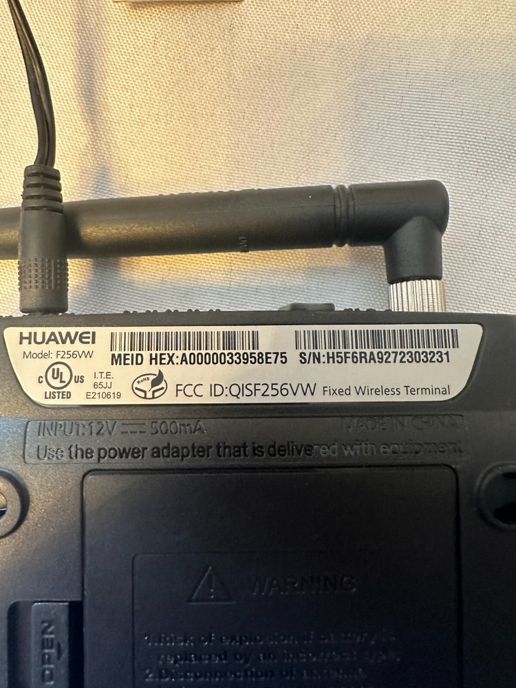 Verizon Wireless Terminal Model- F256VW