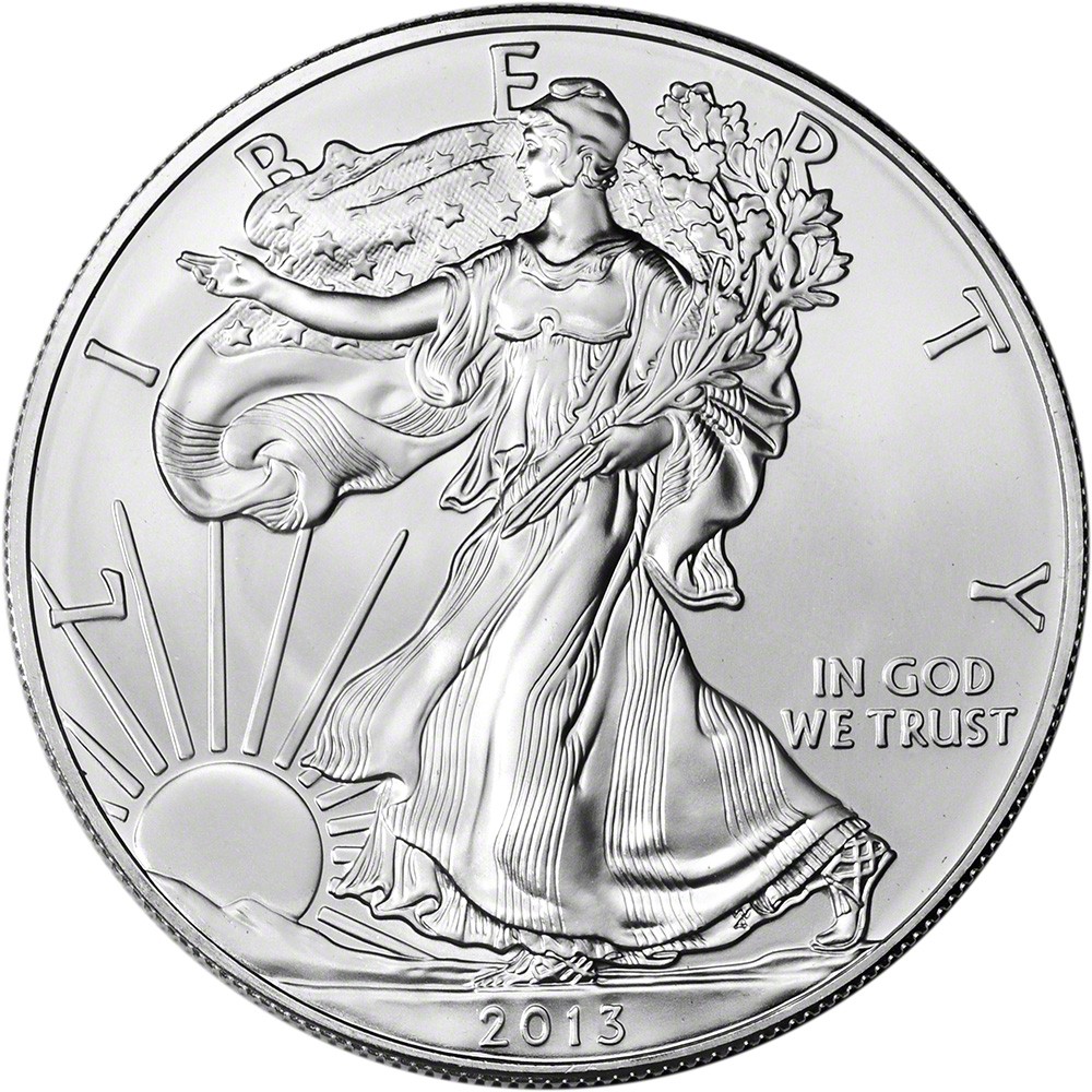 2013 American Silver Eagle Coin 1 oz $1 - BU