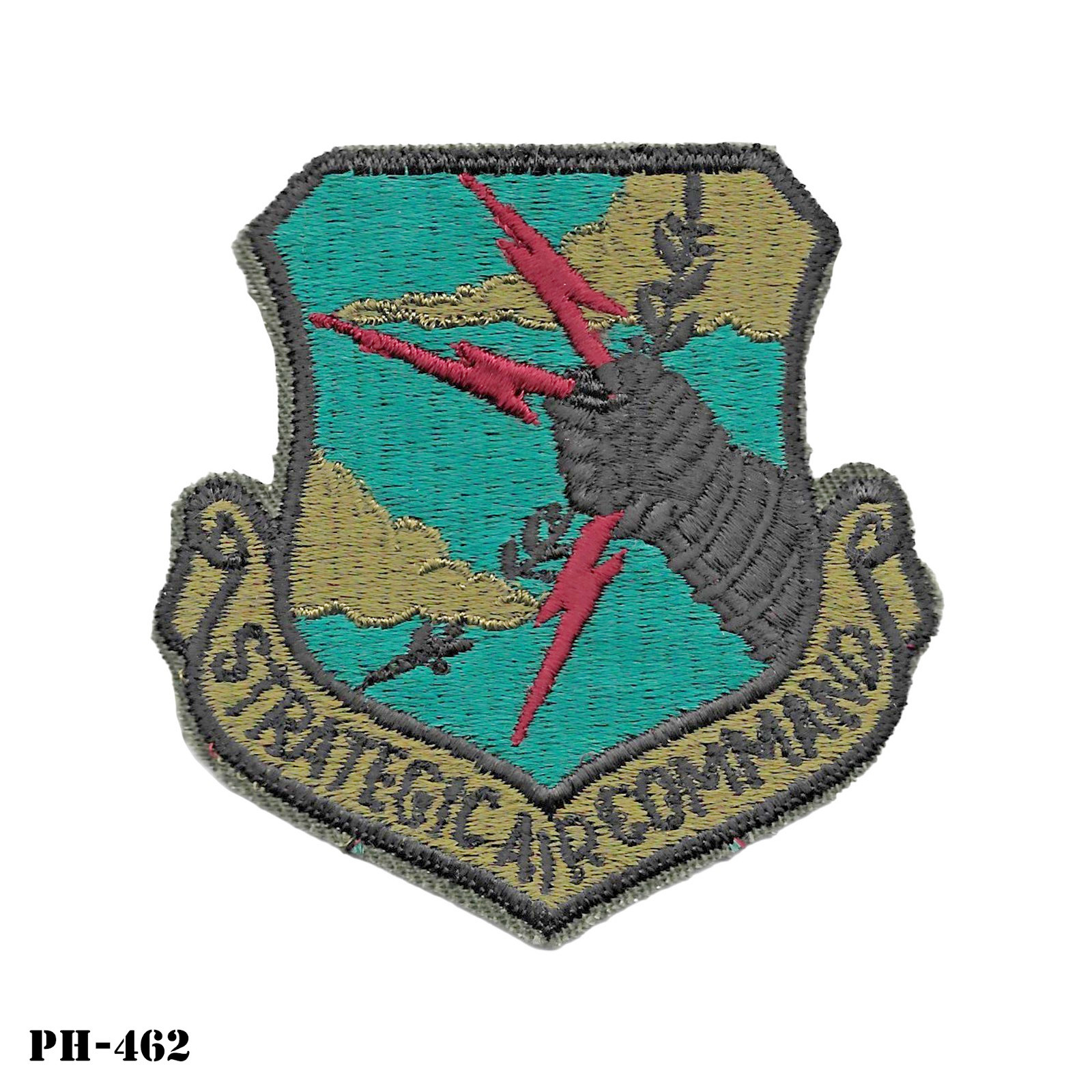 Strategic Air Command ~ SAC ~ US Air Force USAF ~ Vintage Subdued Patch ~ NEW