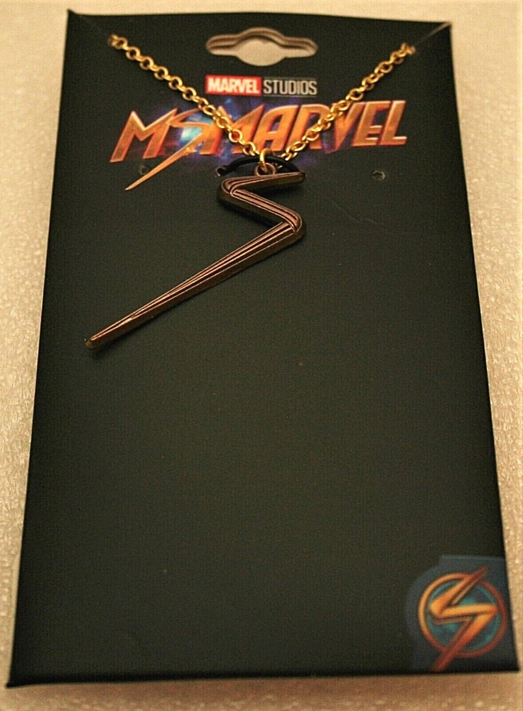 Ms. Marvel Studios Comics S Collectors Logo Necklace New MOC
