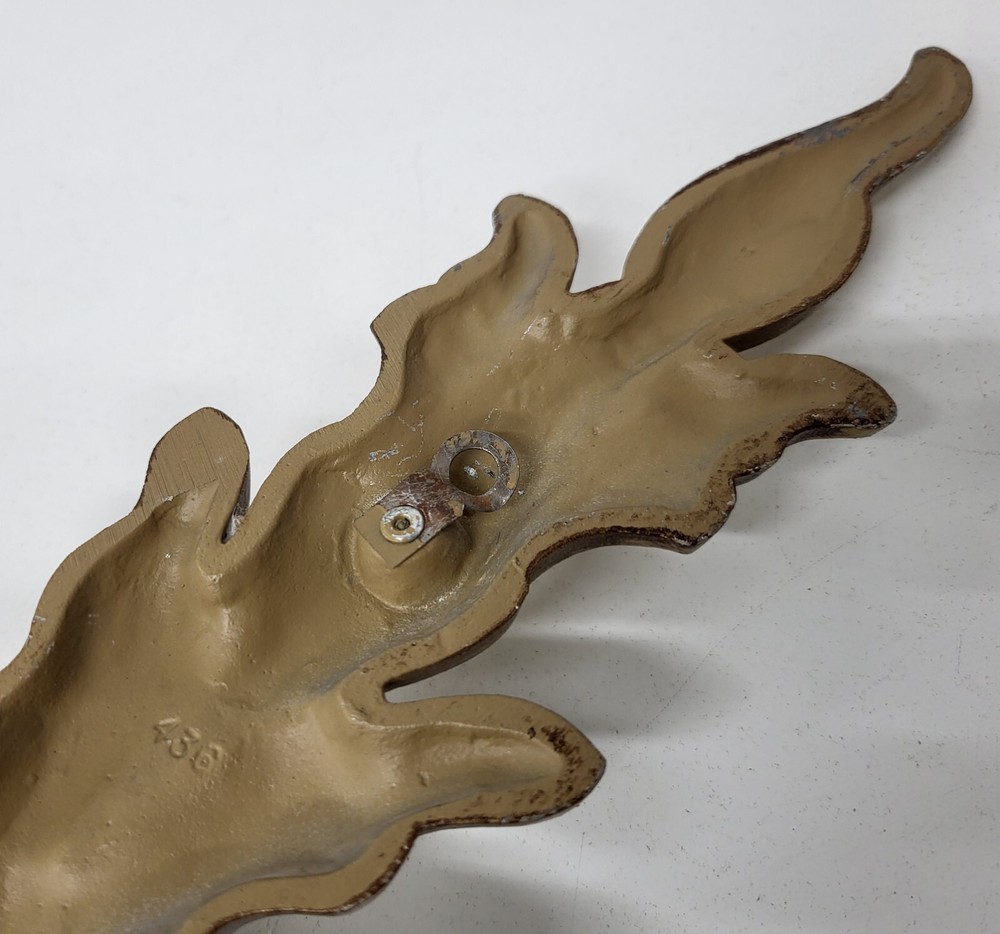 Large Gold Painted Wall Mounted Basin Planter