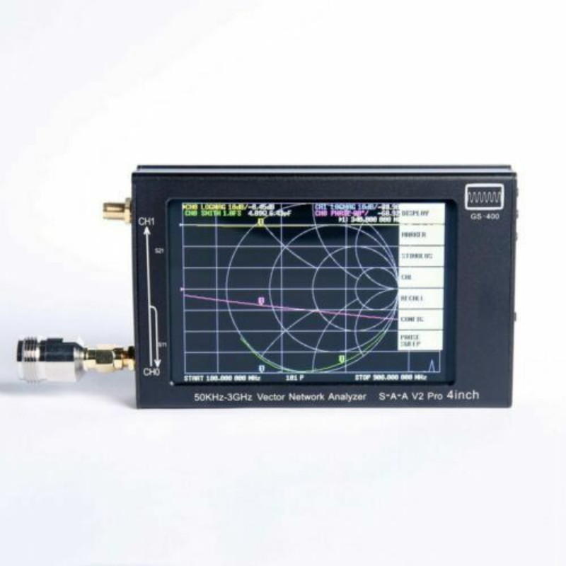 4In 50kHz-3GHz Vector Network Analyzer SAA-V2 GS400 NanoVNA V2 PRO 2000MAh