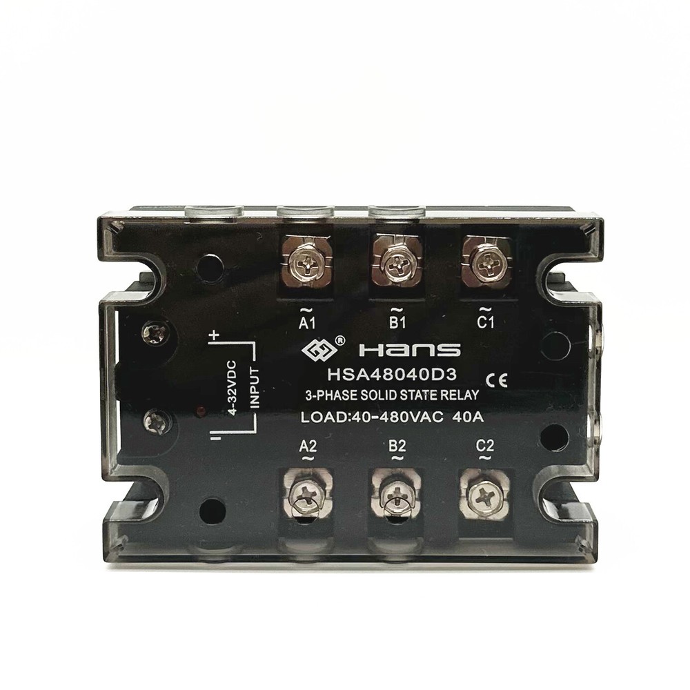 1x 40A~120A DC-AC 4-32VDC/40-480VAC Three-phase solid state relay