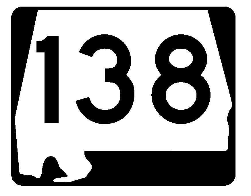 Alabama State Route 138 Sticker Decal